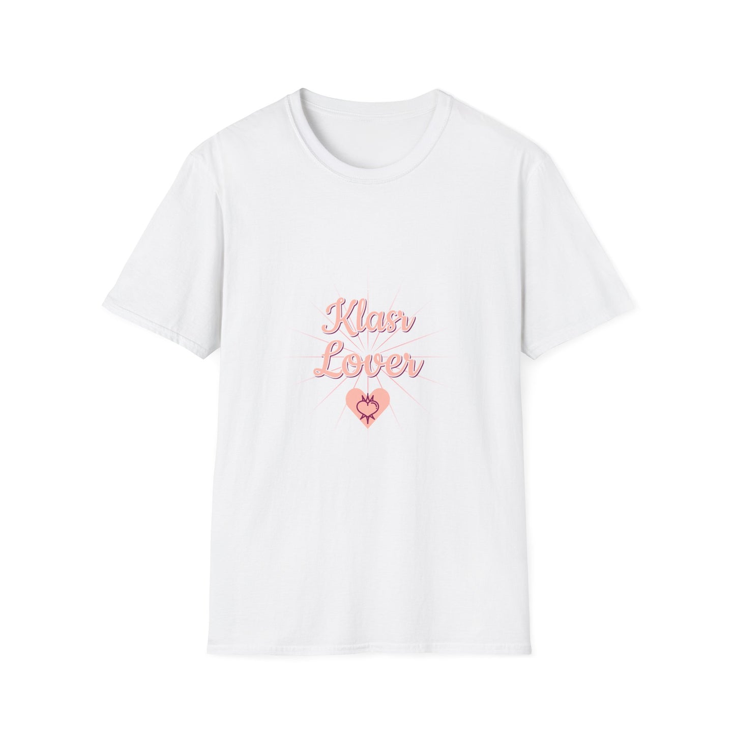 Klan Lover Unisex Softstyle T-Shirt, Casual Wear, Graphic Tee, Gift for Friends, Streetwear Fashion, Everyday Style, Heart Design