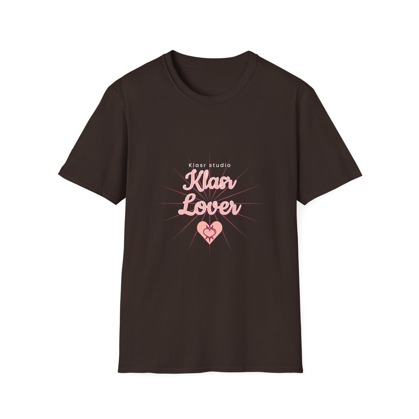 Klan Lover Unisex Softstyle T-Shirt, Casual Wear, Graphic Tee, Gift for Friends, Streetwear Fashion, Everyday Style, Heart Design