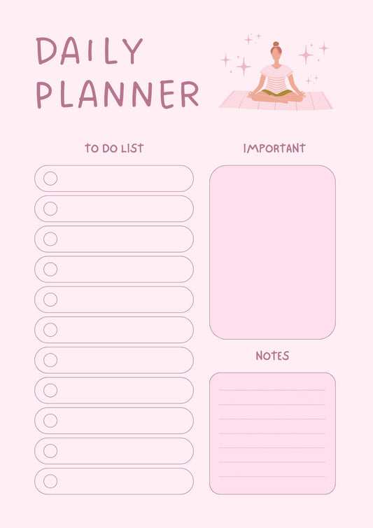 Printable Daily Planner-Dummy