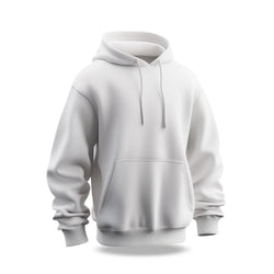 Klasr Signature Fleece Hoodie – White